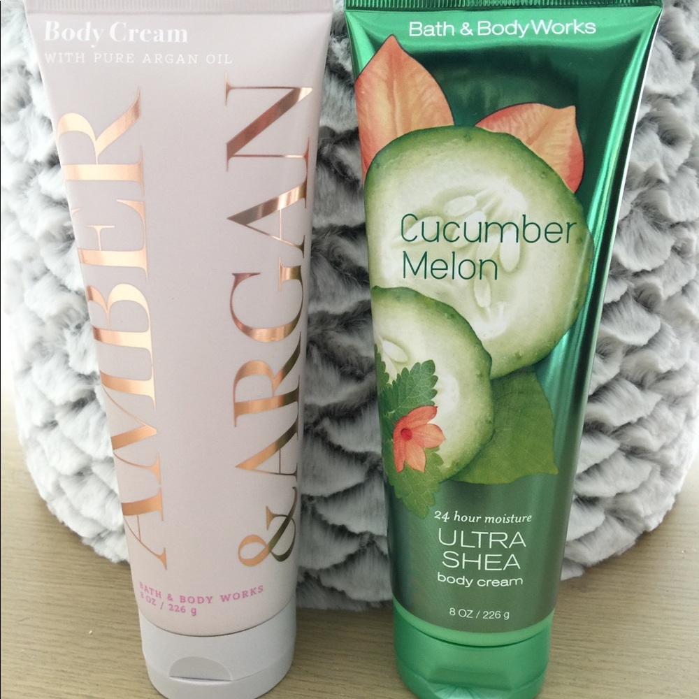 2 bath and bodyworks cream